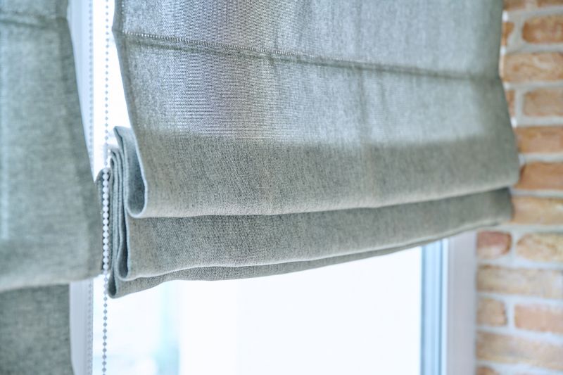 Roman Shades Installation in Denver, CO